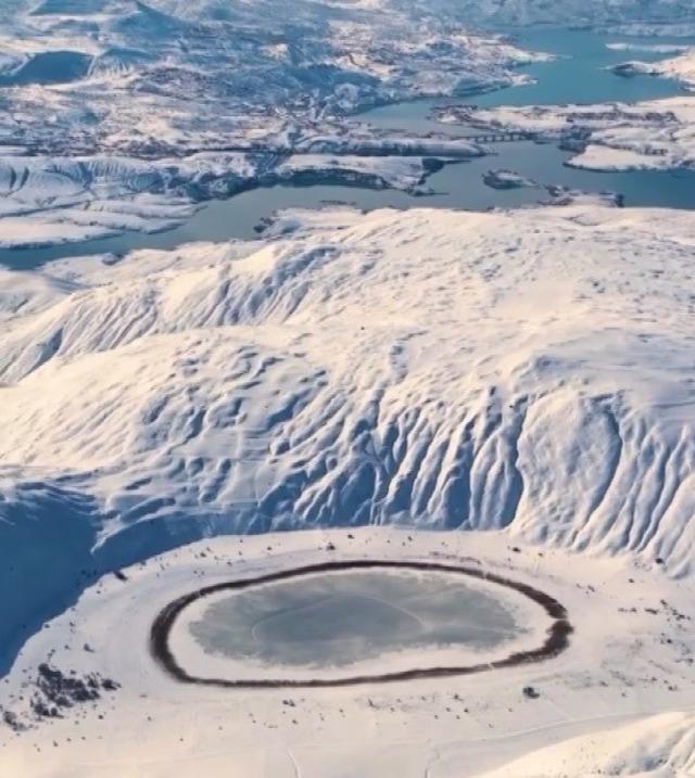 Soğuk hava Polat G&ouml;l&uuml;&rsquo;n&uuml; buzla kapladı 1