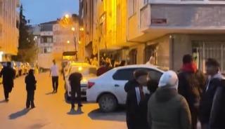 Sesi duyan mahalle panikle kendini sokağa attı