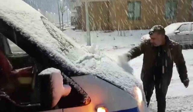 Gölbaşı ilçesinde yoğun kar yağışı 1