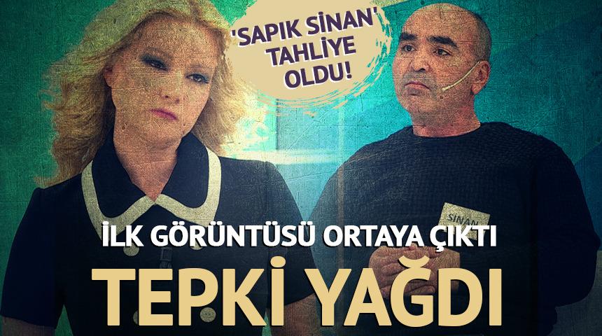 'Sapık Sinan' tahliye oldu! Son hali ortaya &ccedil;ıktı! Tepki yağdı 