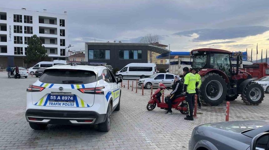 Kavak&rsquo;ta trafik denetimleri