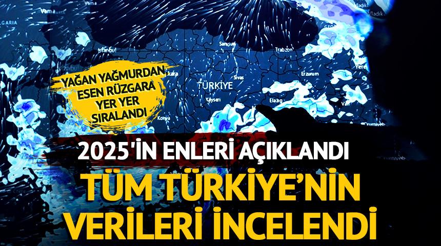 2025'in enleri a&ccedil;ıklandı: Yer yer sıralandı!