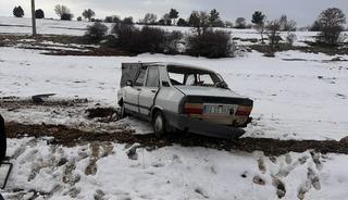 K&ouml;y korucusu kazada yaralandı