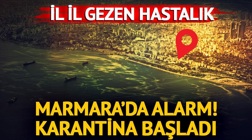 Marmara'da alarm! Karantina başladı