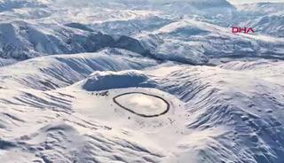 Erzincan'ın 'nazar boncuğu' dondu