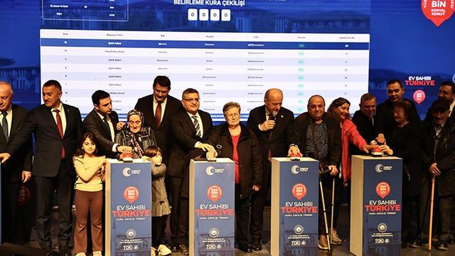 Yüzyılın Konut Projesi kapsamında Sinop'ta yapılacak konutların kurası çekildi