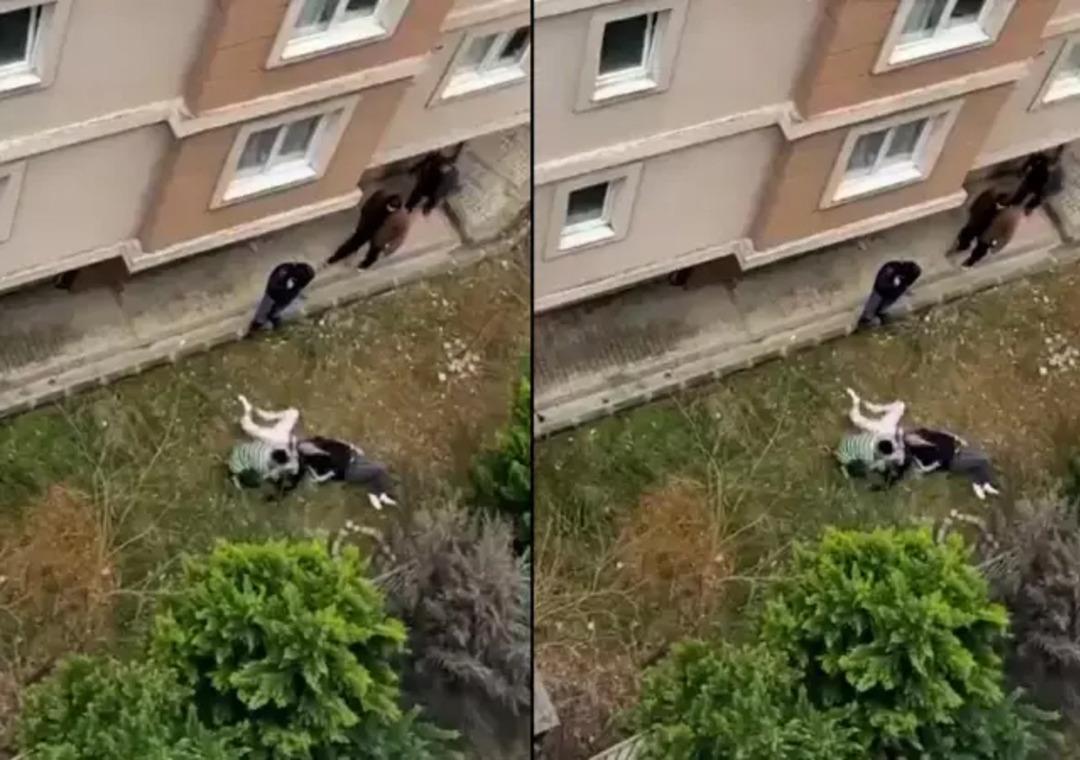 İstanbul da korkun&ccedil; olay! Aileleri baskın yapınca 4. kattan atladılar 1