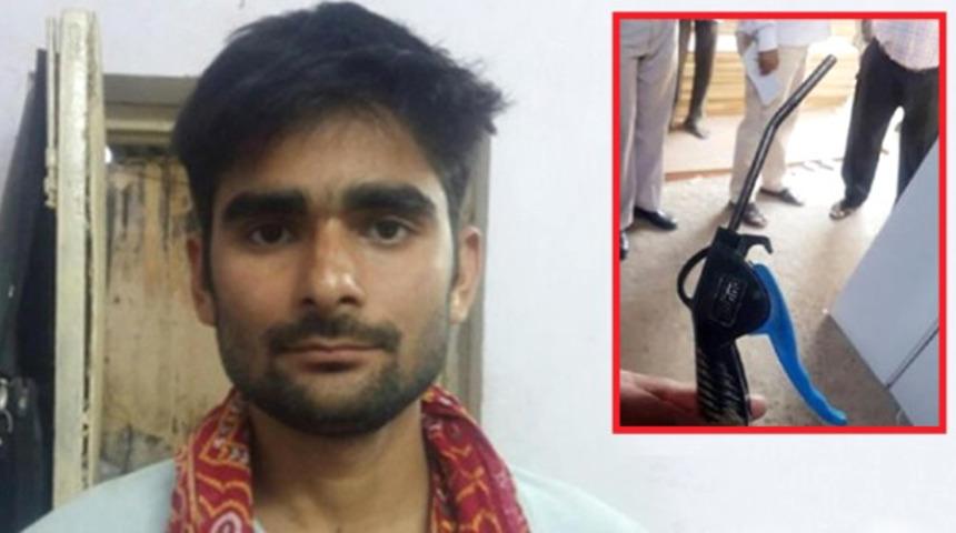 Arkadaşının makatına basınçlı hava pompası soktu