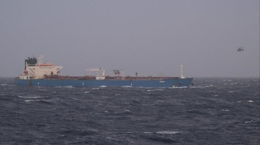 Fransa&rsquo;nın el koyduğu "Grinch" tankeri Marsilya'da limana &ccedil;ekildi