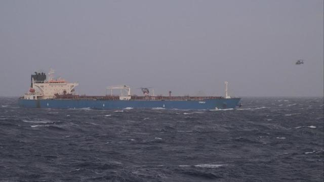 Fransa’nın el koyduğu Grinch tankeri Marsilya'da limana çekildi