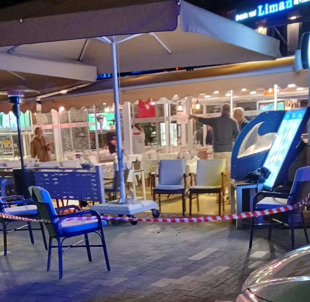 Marmaris&rsquo;te restorana silahlı saldırı: 1 yaralı 1