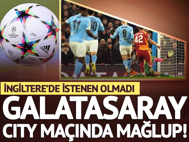 (&Ouml;zet) Manchester City - Galatasaray Ma&ccedil;ı &Ouml;zeti ve T&uuml;m &Ouml;nemli Anları