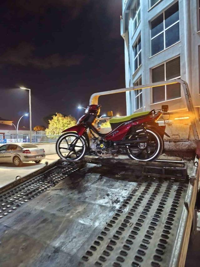 Tokat&rsquo;ta trafik g&uuml;venliğini tehlikeye d&uuml;ş&uuml;ren motosikletlilere ceza yağdı 1