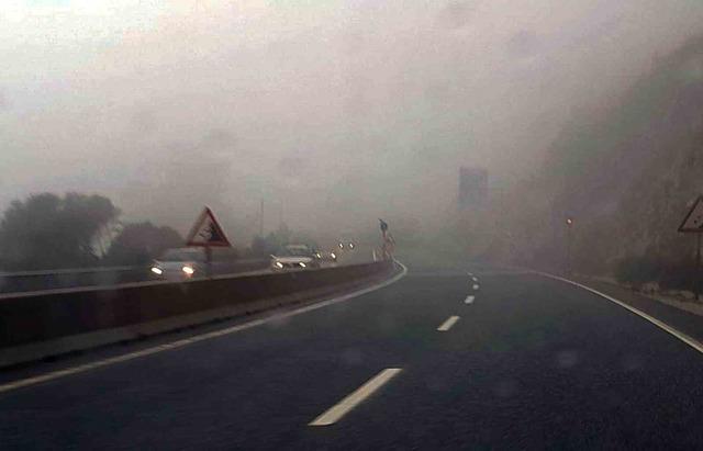 Sakar rampasında yoğun sis: Görüş mesafesi 5 metreye düştü 3