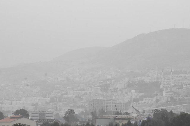 İzmir de toz taşınımı kirliliği 3