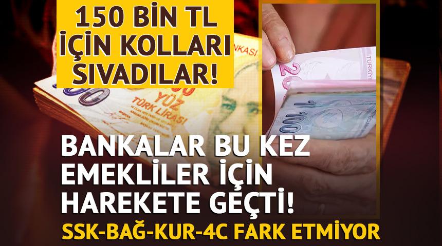 SSK-Bağ-Kur-4C fark etmiyor: Emeklilere 150 bin TL fırsatı bu haberde