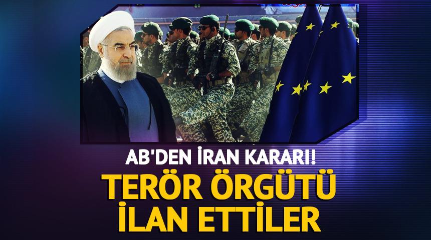 AB, İran Devrim Muhafızları Ordusunu ter&ouml;r listesine aldı