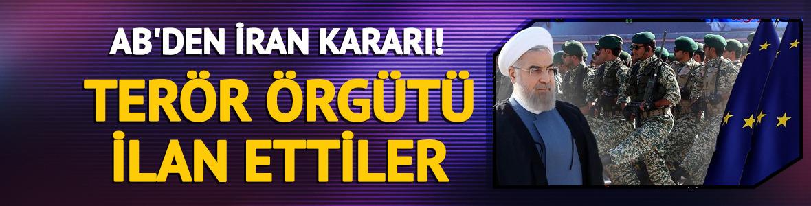 AB, İran Devrim Muhafızları Ordusunu ter&ouml;r listesine aldı