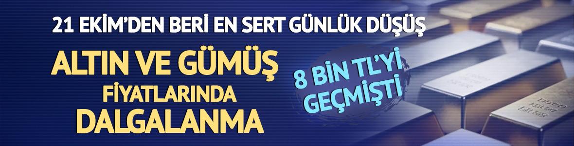 Altında 21 Ekim'den beri en sert g&uuml;nl&uuml;k d&uuml;ş&uuml;ş!