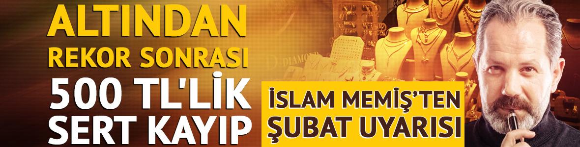 Altından rekor sonrası 500 TL'lik sert kayıp