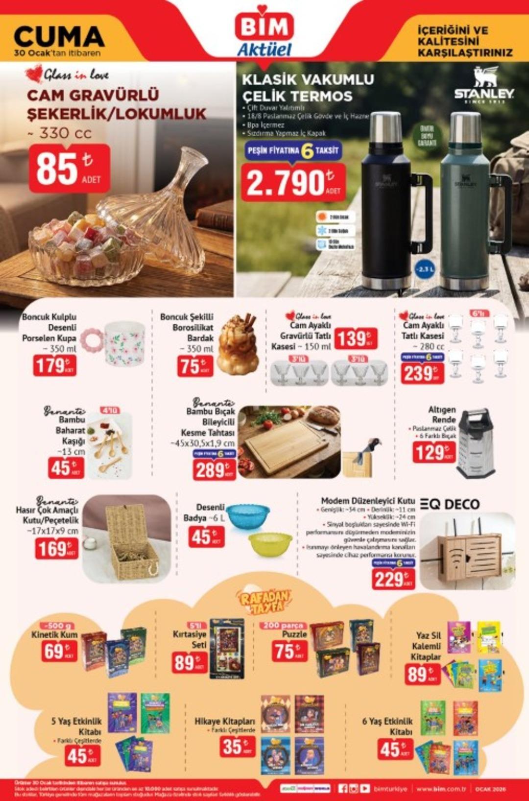 BİM e Stanley termos geliyor! 30 Ocak 2026 BİM katalog yayınlandı! 3