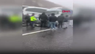 Otoyolda zincirleme kaza! Can kayıpları ve yaralılar var