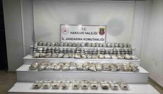 Y&uuml;ksekova 60 kilo uyuşturucu madde ele ge&ccedil;irildi