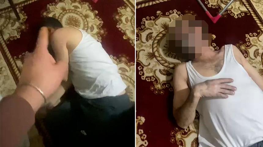 Yer: Konya! Babasını d&ouml;v&uuml;p g&ouml;r&uuml;nt&uuml;leri amcasına g&ouml;nderdi: 'Gurur duy yeğeninle'