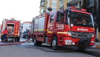 Diyarbakır'da 7 katlı binada yangın; 1 kişi dumandan etkilendi