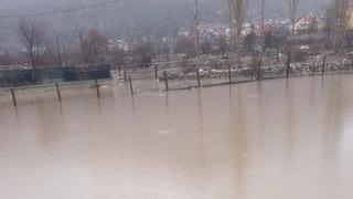 Derebucak’ta araziler sular altında kaldı