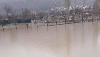 Derebucak&rsquo;ta araziler sular altında kaldı