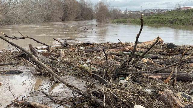 Tunca Nehri alarm veriyor: Tarım arazileri sular atında kaldı 8