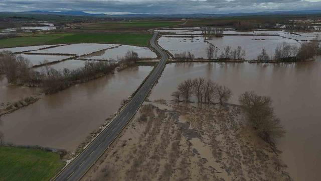 Tunca Nehri alarm veriyor: Tarım arazileri sular atında kaldı 6