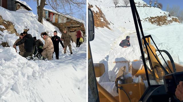 Bingöl'de ekipler karbonmonoksit gazından zehirlenen şahıs için seferber oldu