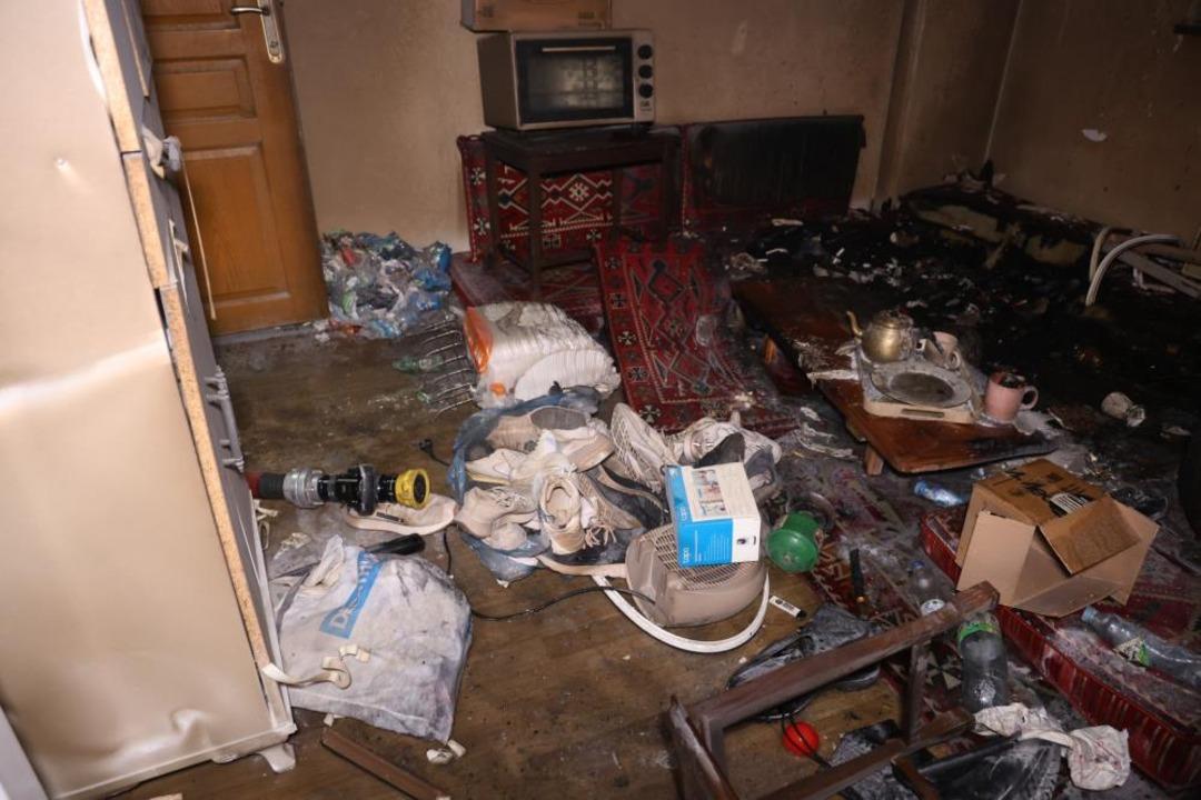 T&uuml;pten t&uuml;pe gaz dolumu yaparken evi yaktı 2