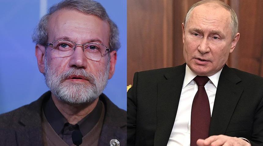 İran Ulusal G&uuml;venlik Konseyi Sekreteri Laricani, Putin'le bir araya geldi