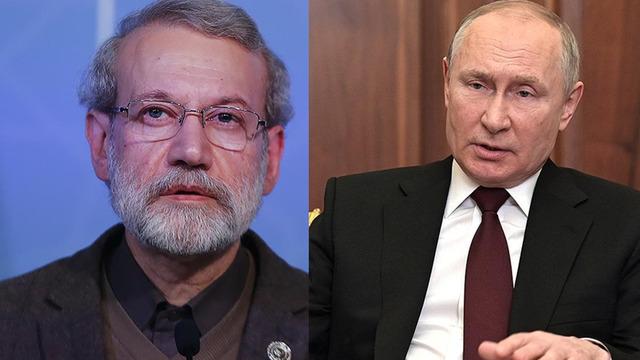 İran Ulusal Güvenlik Konseyi Sekreteri Laricani, Putin'le bir araya geldi