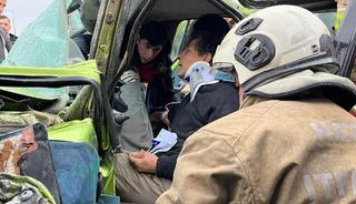 Hatay'da trafik kazası! 5 yaralı