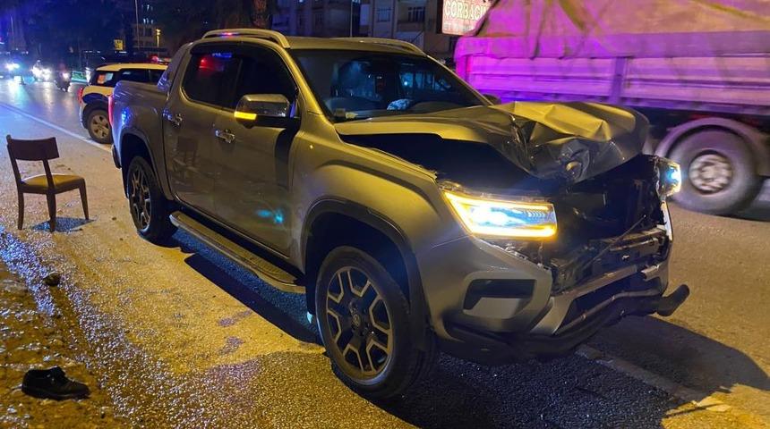 Emekli polis memuru kazada hayatını kaybetti: O anlar kamerada