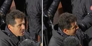 Emre Bel&ouml;zoğlu ma&ccedil;ın ardından trib&uuml;nlere gitti!