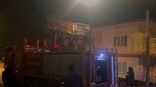 Erzincan’da çatıdaki kedi için itfaiye seferber oldu