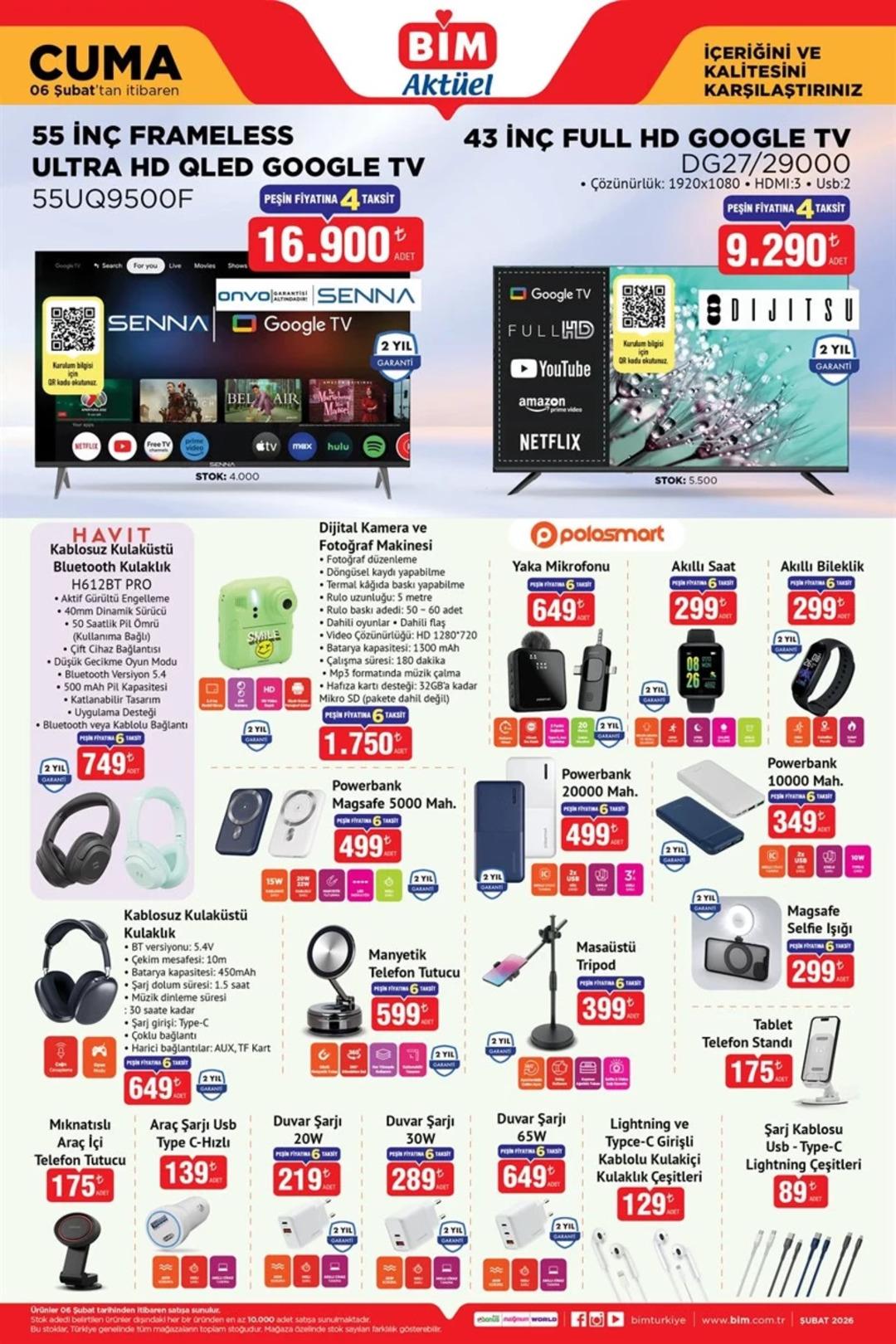 BİM 3&ndash;6 Şubat 2026 Kataloğu S&uuml;rprizlerle Geldi: Oyuncu Koltuğu ve Ev &Uuml;r&uuml;nleri Raflarda 3