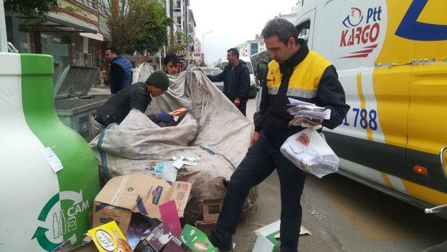 Resmi evrakı, atık kağıt diye götürdüler