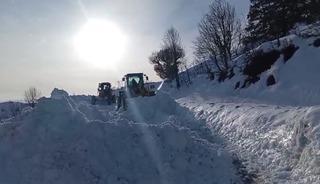 Şirvan'da kar yağışı başladı