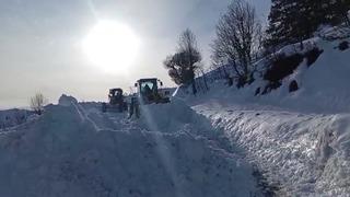 Şirvan'da kar yağışı başladı