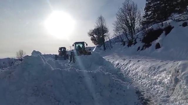 Şirvan'da kar yağışı başladı