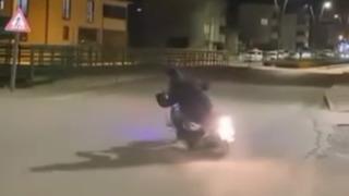 Yer: Tokat! Drift atan motosiklet sürücüsüne 59 bin 463 lira ceza