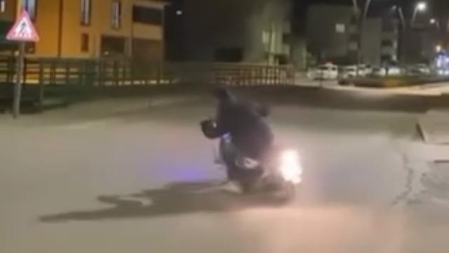 Yer: Tokat! Drift atan motosiklet sürücüsüne 59 bin 463 lira ceza