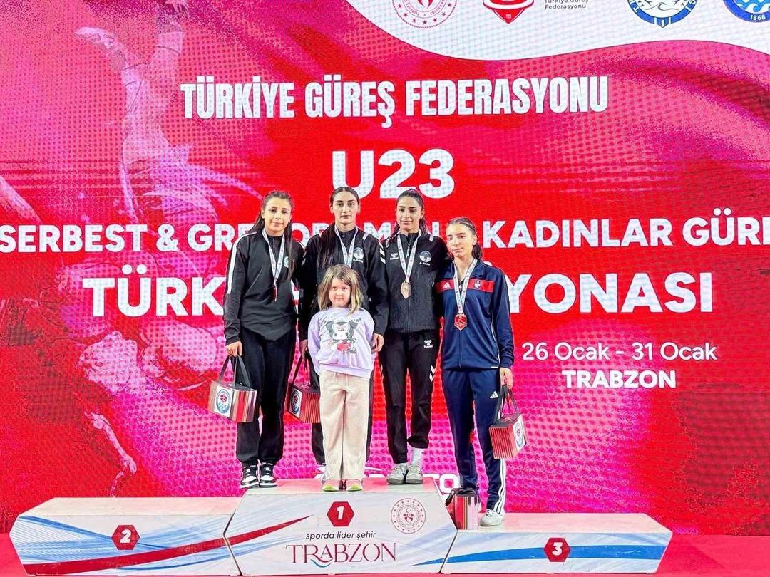 U23 Türkiye Kadınlar Güreş Şampiyonası sona erdi 2