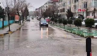 Edirne Keşan'da sağanak yağıi